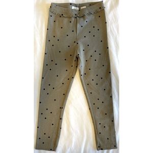 Toddler girl size 4-5 years Zara polka dot leggings